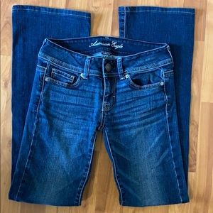American Eagle denim, original boot, size 00